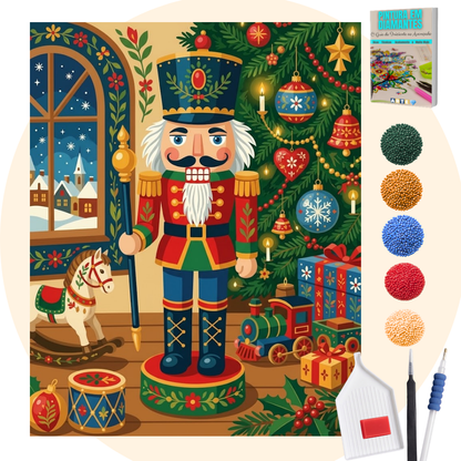 Kit Completo - Pintura em Diamantes - Quebra Nozes