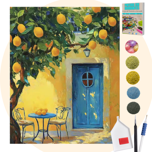 Kit Completo - Pintura em Diamantes Especiais Pó Mágico - Siciliano