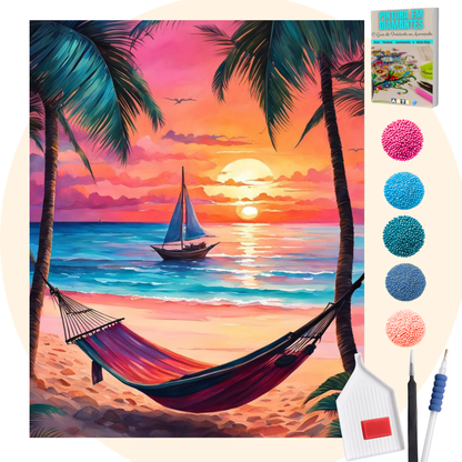 Kit Completo - Pintura em Diamantes - Descanso