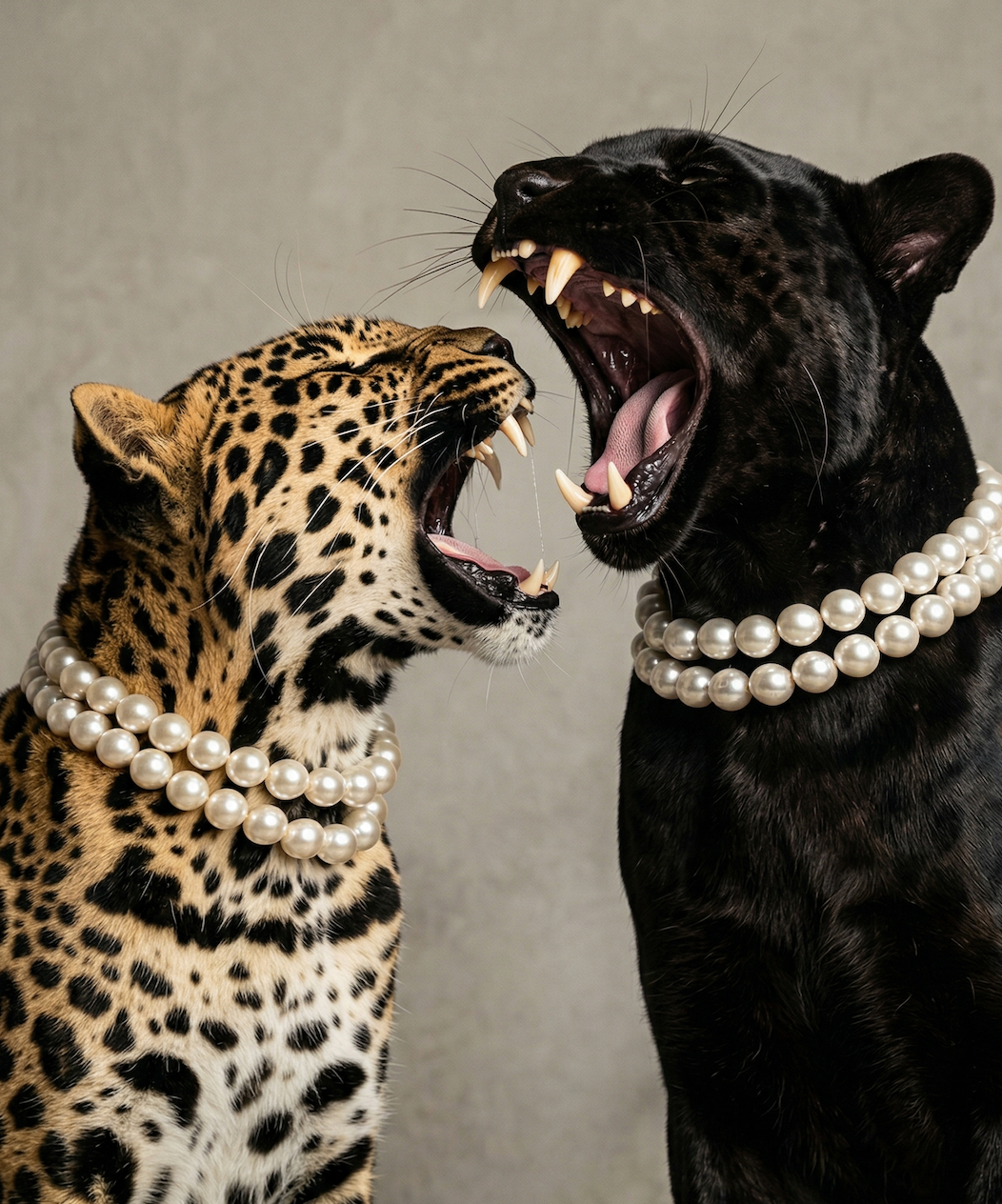 Kit Completo - Pintura em Diamantes - Onça e Leopardo