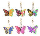 Kit Completo - Pingente em Pintura Diamantes - Borboleta flor