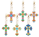 Kit Completo - Pingente em Pintura Diamantes - Cruz