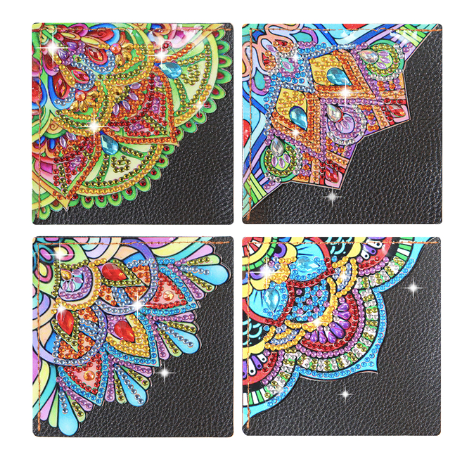 Kit 4 Marcadores de Livros Diagonal - Pintura em Diamante -3