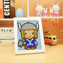 Kit Completo - Pintura em Diamante Kids - Thor 15x20cm