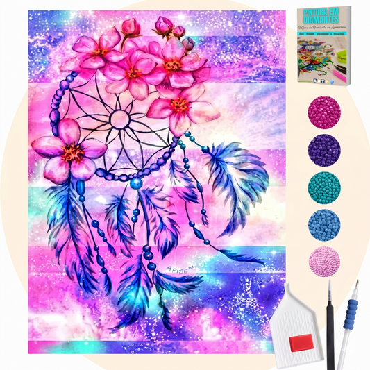 Kit Completo - Pintura em Diamantes - Filtro do Sonhos