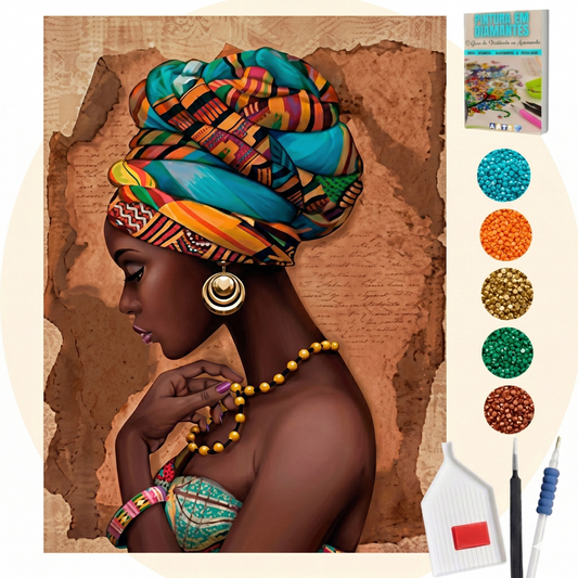 Kit Completo - Pintura em Diamantes - Reflexão