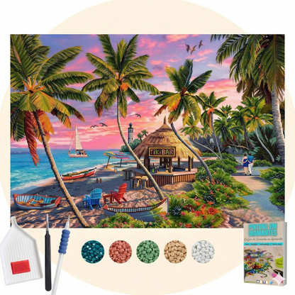 Kit Completo - Pintura em Diamantes - Praiana