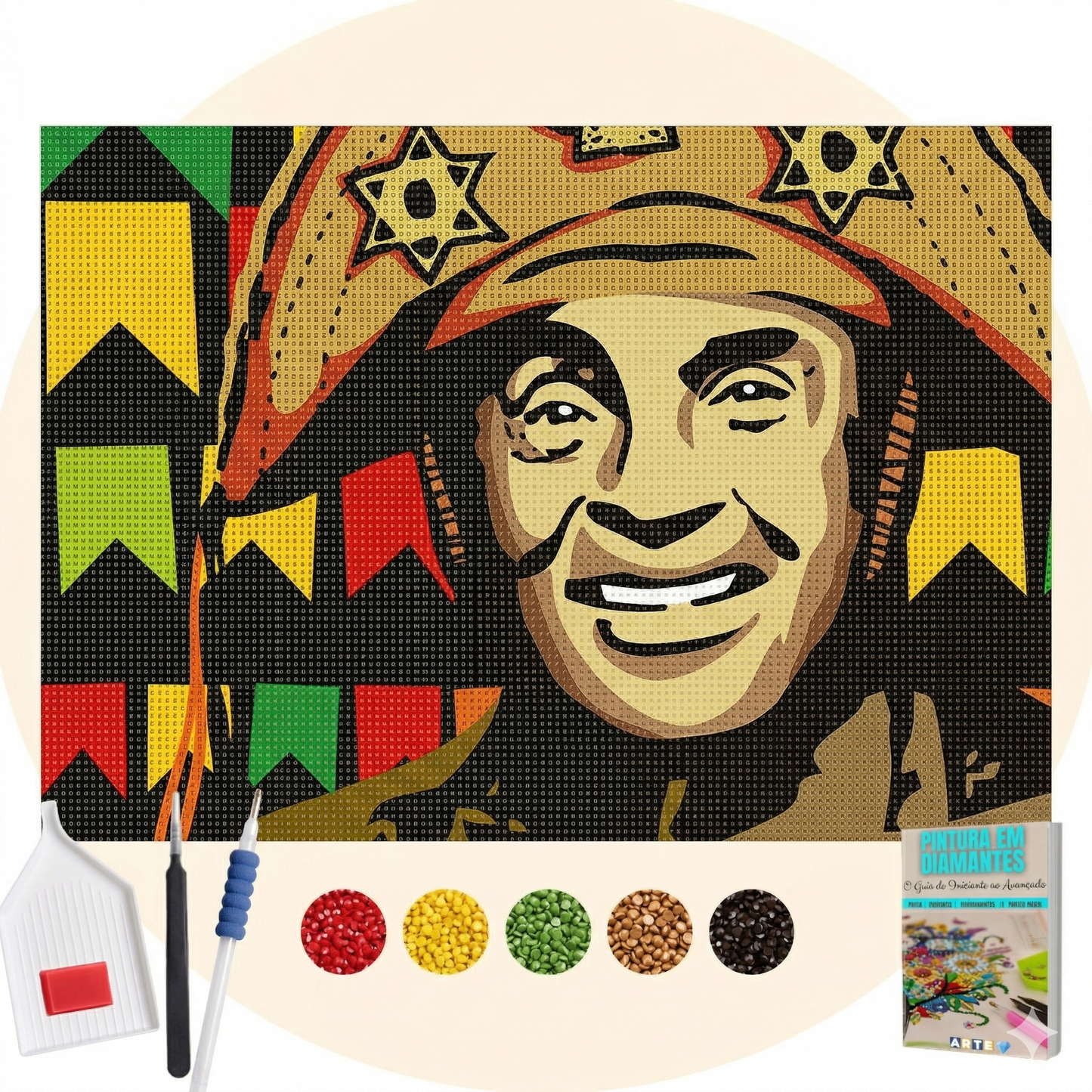 Kit Completo - Pintura em Diamantes - Gonzaga