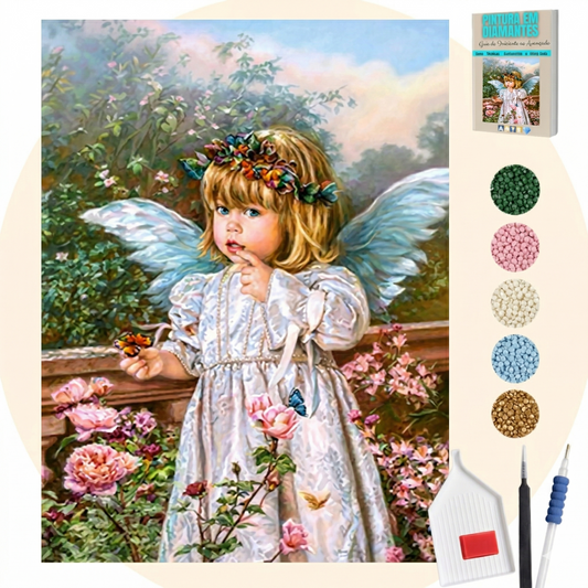 Kit Completo - Pintura em Diamantes - Pureza