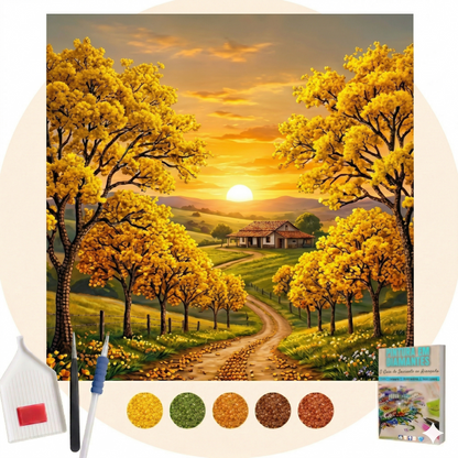 Kit Completo -  Pintura em Diamantes - Ypê