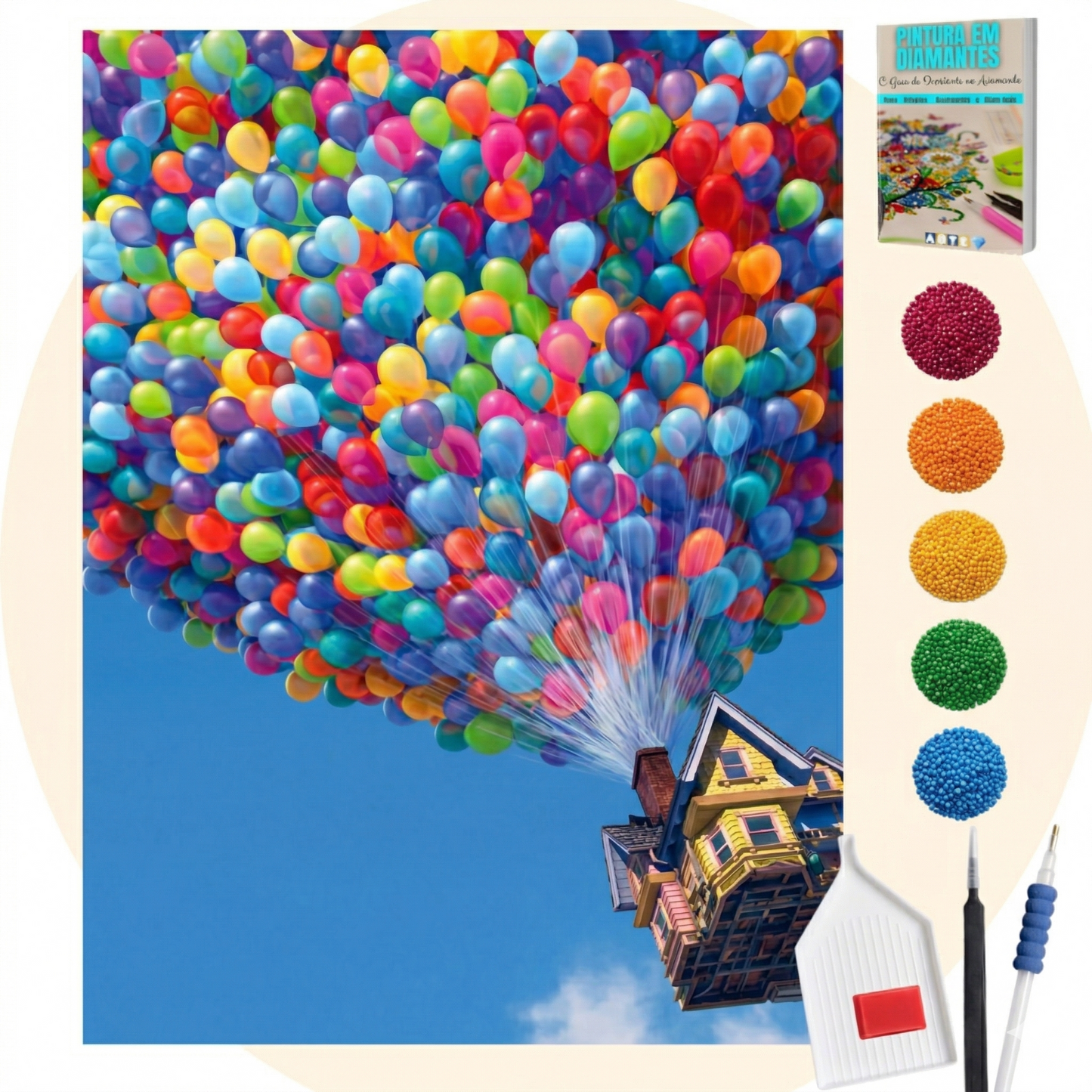 Kit Completo - Pintura em Diamantes - UP Altas aventuras