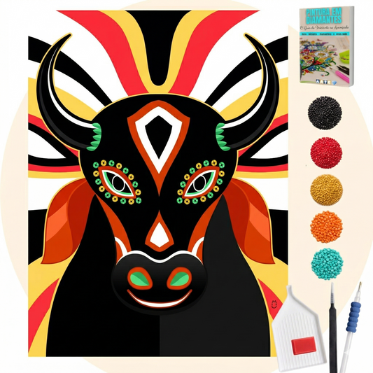Kit Completo - Pintura em Diamantes - Bumba