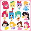 Sticker com Pintura em Diamantes - Princesas 2