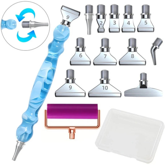 Kit 14 peças Caneta especial Pintura em Diamante