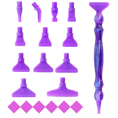 Kit Caneta especial com 12 pontas- Pintura em Diamante