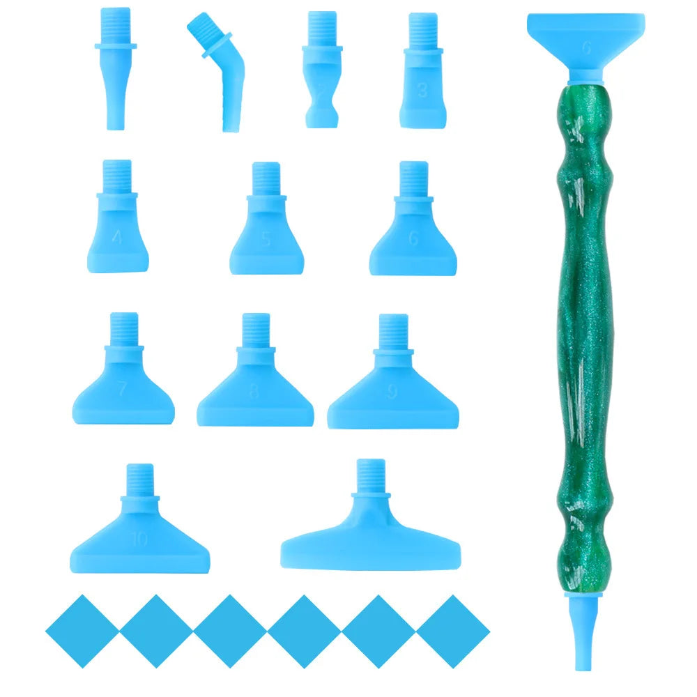 Kit Caneta especial com 12 pontas- Pintura em Diamante