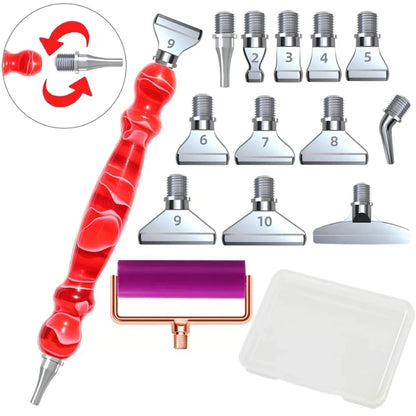 Kit  Caneta especial com 14 pontas- Pintura em Diamante