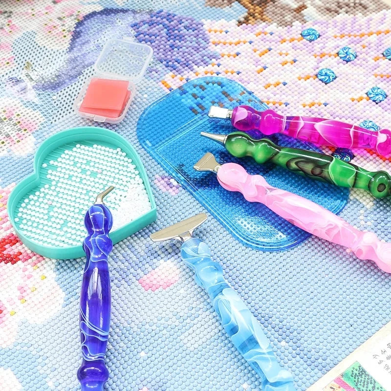 Kit  Caneta especial com 14 pontas- Pintura em Diamante