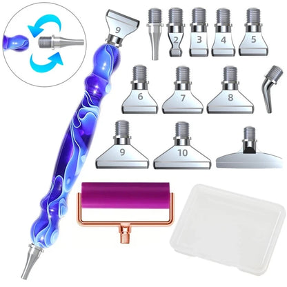 Kit  Caneta especial com 14 pontas- Pintura em Diamante