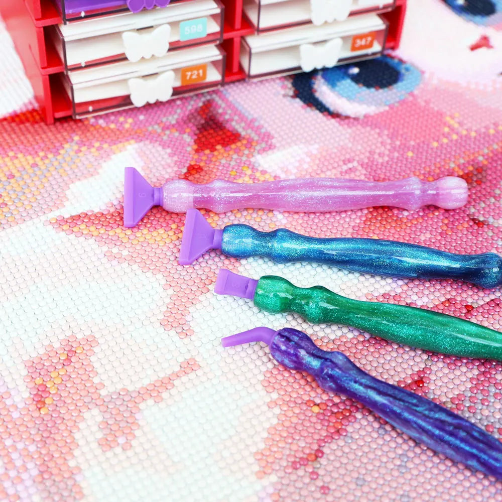 Kit Caneta especial com 12 pontas- Pintura em Diamante