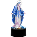 Kit completo - Luminária com Pintura em Diamantes - Nossa Senhora Mãe