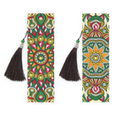 Promoção - Kit com 2 Marcadores de Livros - Pintura em Diamantes - Mandala Verde