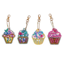 Kit Completo - Pingente em Pintura Diamantes - Cupcake