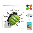 Kit Completo - Pintura em Diamantes - Hulk - 3D