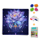 Kit Completo - Pintura em Diamantes - Lótus