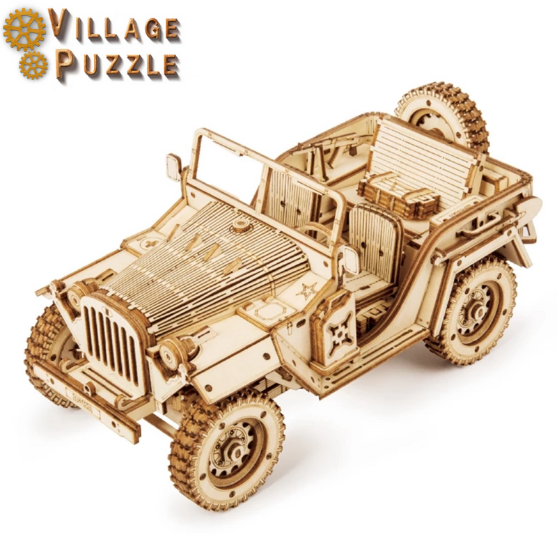 Village Puzzle - Jipe Militar