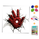 Kit Completo - Pintura em Diamantes - Homem de ferro - 3D