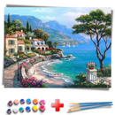 Kit Completo - Pintura Numerada - Vila Mar