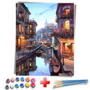 Kit Completo - Pintura Numerada - Veneza