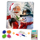 Kit Completo - Pintura em Diamantes - Alegria Natalina