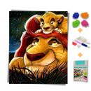 Kit Completo - Pintura em Diamantes - Olhar Pai e filho