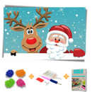 Kit Completo - Pintura em Diamantes - Dupla Natalina