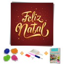Kit Completo - Pintura em Diamantes - Merry Christmas