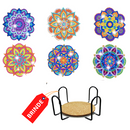 Kit Descanso de Mesa em Pintura em Diamante - Mandalas 3