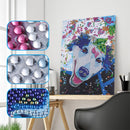 Kit Completo - Pintura em Diamantes - Cachorro Colorido - 30x40