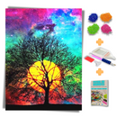 Kit Completo - Pintura em Diamantes - Paisagem Colorida