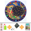 Relógio - Pintura em Diamantes - Lua