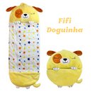 JUGLES® - Pelúcia que vira saco do dormir - Fifi Doguinha