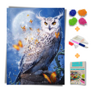 Kit Completo - Pintura em Diamantes - Coruja magnifica