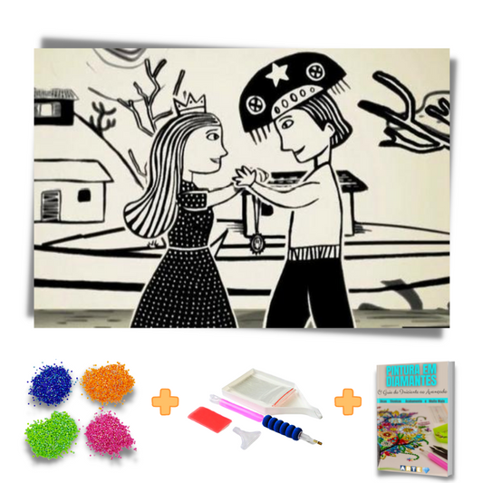 Kit Completo - Pintura em Diamantes - Xilogravura 2