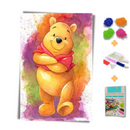 Kit Completo - Pintura em Diamantes - Pooh