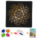 Kit Completo - Pintura em Diamantes - Mandalas Personalizadas - Mandala Diamante
