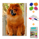 Kit Completo - Pintura em Diamantes - Chow Chow