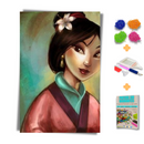 Kit Completo - Pintura em Diamantes - Mulan