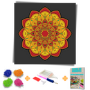 Kit Completo - Pintura em Diamantes - Mandalas Personalizadas - Mandala Amizade