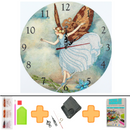 Relógio - Pintura em Diamantes - Fada